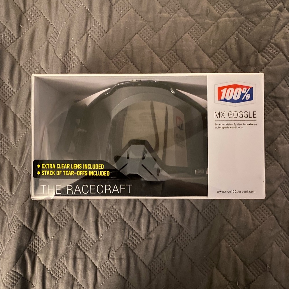 100% Racecraft MX / MTB Goggles